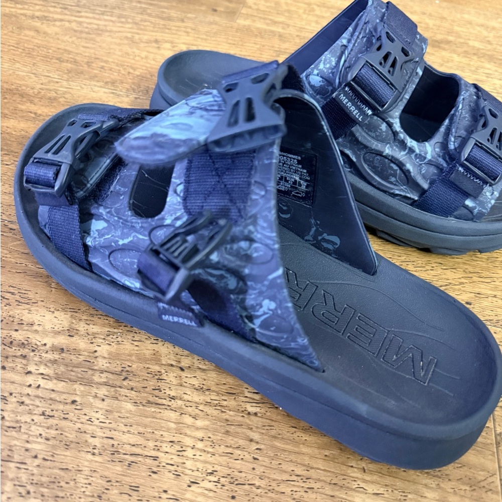Merrell men Navy Blue Sandals - Picture 4 of 5